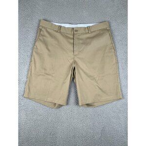 Nike Golf Shorts Mens 35 Dri Fit Flat Front Tan Standard Fit Stretch Outdoor